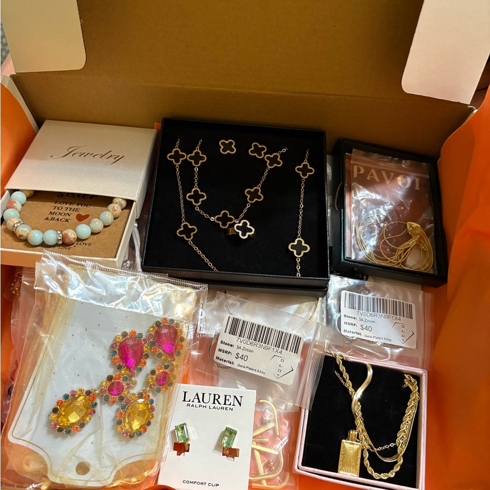 Ralph Lauren earrings and jewelry lots (all new)